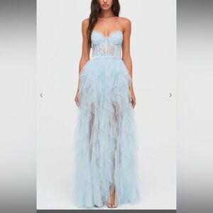 For Love and Lemons Bustier Gown